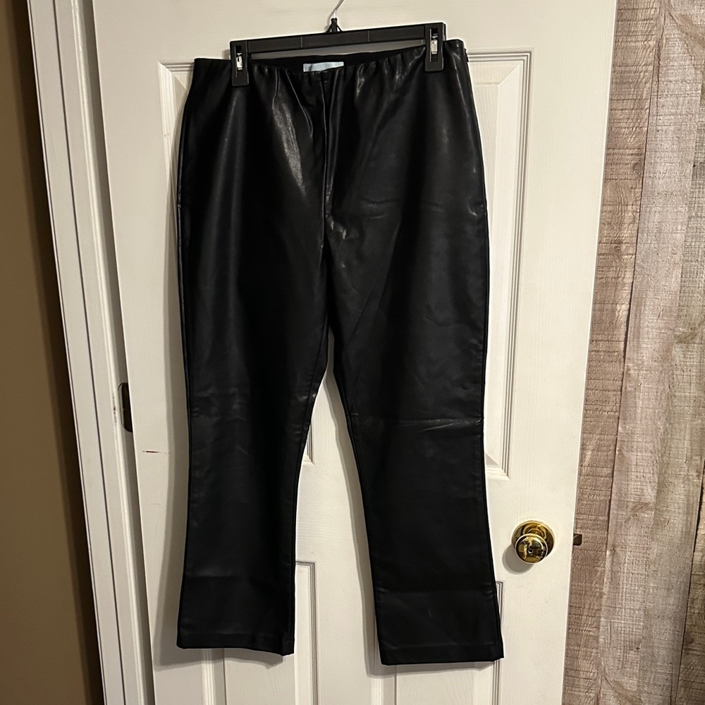 Tuckernuck Women's Black Faux Leather Pants